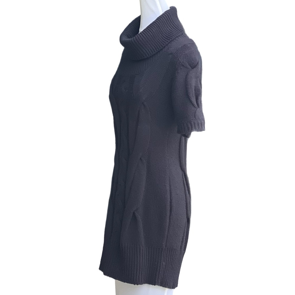 Romeo & Juliet Couture Medium Black Cable Knit Dress Great Condition - Picture 4 of 9